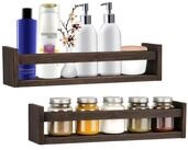 Mein-Regal Wandregal ALMA, 2-tlg. Set, Braun Rustikal H&auml;ngeregal Holz...