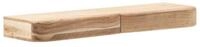 Wohnling Wandregal WL7.387 Schweberegal Akazie Massivholz 80cm Regal Wandboard