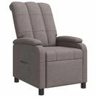 vidaXL Sessel Liegesessel Taupe Stoff (1-St)