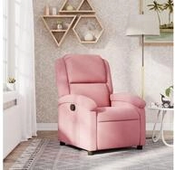 vidaXL Sessel vidaXL Relaxsessel Rosa Samt