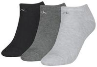 Calvin Klein Sneakersocken CK WOMEN SNEAKER (3 Paar) schmales Rippenb&uuml;ndchen,