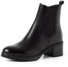 Tamaris Chelseaboots Blockabsatz, Stiefelette mit Innenrei&szlig;verschluss und