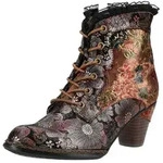 LAURA VITA LAURA VITA Pumps Leder/Textil Schn&uuml;rstiefelette braun 36 EU