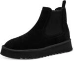 Winterboots TAMARIS, Damen, Gr. 36, schwarz, Veloursleder, unifarben, Basic, Schuhe