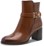 Tamaris Stiefelette Blockabsatz, Ankleboot, mit modischer Zierschnalle braun 36...