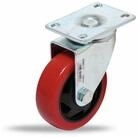 BGS technic Schwerlastrolle BGS TECHNIC Lenk-Laufrolle, rot/schwarz, &Oslash; 100 mm