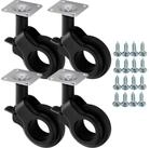 SO-TECH&reg; M&ouml;belrolle 4x M&ouml;belrollen ohne Bremse inkl. Schraubenset, (4-St),...