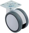 SO-TECH&reg; M&ouml;belrolle Hamm &Oslash; 63 mm, H&ouml;he 74,5 mm, Anschraubplatte 47 x 47 mm,