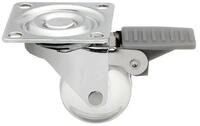 SO-TECH&reg; M&ouml;belrolle &Oslash; 35 mm Lenkrolle, transparent mit Bremse, 1 St&uuml;ck