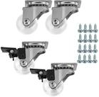 SO-TECH&reg; M&ouml;belrolle Lenkrollen SWIFT inkl. Schrauben, belastbar bis 35 kg /...
