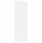 vidaXL Zimmert&uuml;r 73,5 x 198,5 cm Interior T&uuml;r Wei&szlig; 73,5x198,5 cm Sperrholz