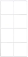 vidaXL Zimmert&uuml;r 1025 x 205 cm Schiebet&uuml;r ESG Glas und Aluminium 102,5x205 cm...