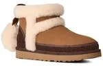 UGG Unisex, W CLASSIC MINI HERITAGE Schlupfboots (Set) Winterboots mit kleinem