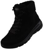 Skechers 144233-BBK Stiefelette Damen-Lederboot, wasserabweisend mit leichter...