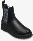 Chelseaboots ROXY "IDALIE", Damen, Gr. 41, schwarz (schwarz, leopard), Synthetik,