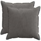vidaXL Kissenbez&uuml;ge vidaXL Kissenbezug 2 stk. HOUTEN Dunkelgrau 60 x 60 cm Cord