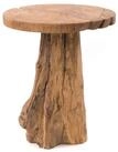 DESIGN DELIGHTS Beistelltisch BEISTELLHOCKER "DARWIN", Holz massivholz, &Oslash; 30...