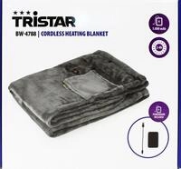 Tristar Heizdecke Tristar BW-4788 Schnurlose W&auml;rmedecke 150x80cm