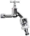 Kirchhoff 2-Wege-Ventil, MS Auslaufventil Knebelgriff, 1/2"AG x Gardena Click,...