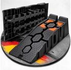relaxdays Auffahrrampe &Uuml;berfahrschutz 2er Set (2-St)