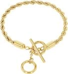Amor Armband Kordelkettengliederung gelb|goldfarben