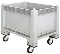 BRB-Lagertechnik Aufbewahrungsbox Industriebox mit 4 Lenkrollen, 300 Liter,...