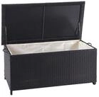 PROREGAL&reg; Gartenbox Poly-Rattan Kissenbox Truhe 170-320L in verschiedenen