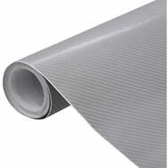 vidaXL Aufkleber Autofolie 4D Silber 100x150 cm, (1tlg), Autofolie 4D Silber