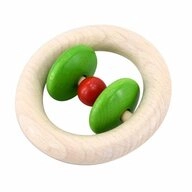 Voggenreiter Stabrassel Music For Kids Premium Klapper-Ring Roti, Rot / Gr