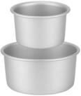 LuxusKollektion Springform Kuchenform Rund Extra Hoch 2-Teil-Set &Oslash;15/20cm, (2-tlg)