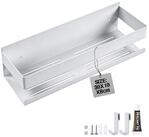 LuxusKollektion Duschregal Duschablage Edelstahl 30cm ohne Bohren mit Haken,...
