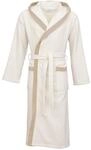 Unisex-Bademantel CARL ROSS "40300" Gr. XS, beige (sanftes wei&szlig;, cork), XS,