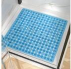 LuxusKollektion Duschmatte Duschmatte Rutschfest Antirutschmatte Blau 60 x 60 cm