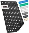 LuxusKollektion Badematte Badewannenmatte rutschfest Duschmatte Schwarz 89 x 40...