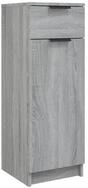 vidaXL Mehrzweckschrank NA Badezimmerschrank Grau Sonoma 32x34x90 cm Spanplatte