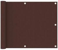 vidaXL Markise vidaXL Balkon-Sichtschutz Braun 75x300 cm Oxford-Gewebe
