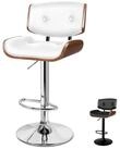 LuxusKollektion Barhocker Barhocker Verstellbar 360Grad Gasdruckfeder PU Leder...