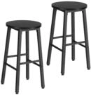 LuxusKollektion Barhocker Barhocker 2er Set H&ouml;henverstellbar Fu&szlig;st&uuml;tze...