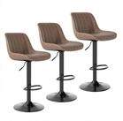LuxusKollektion Barhocker Barhocker drehbar Lehne h&ouml;henverstellbar PU Leder...