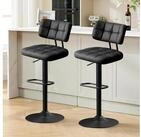 LuxusKollektion Barhocker Barhocker h&ouml;henverstellbar PU Leder 360 Drehstuhl 2...