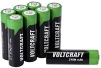 VOLTCRAFT NiMH Mignon-Akkus 2750 mAh, 8er-Set VC-16044360 Akku