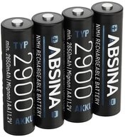 ABSINA Mignon (AA)-Akku NiMH 1.2 V 4 St. 401003-4 Akku