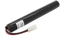 AccuCell Notleuchtenakku NiMH 4,8V 4000mAh L1x4 Baby C mit 80mm Kabel und Stec...