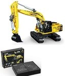 CaDA CaDA Kettenbagger Klemmbausteine Set 1702 Teile Funktional Spielbausteine