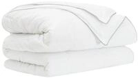 vidaXL Bett Ganzjahresbettdecke Wei&szlig; 200 x 240 cm Bambusfaser (1-tlg)
