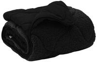 vidaXL Baumwollbettdecke Sommerdecke 200 x 240 cm Sommer Schwarz Atmungsaktiv,...