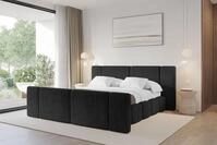 ALTDECOR Polsterbett NILO-Z (Polsterbett mit Bettkasten und Lattenrost, Boxbett...