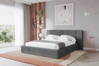 ALTDECOR Polsterbett TEVO (Polsterbett mit Bettkasten und Lattenrost, Boxbett...