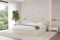 ALTDECOR Polsterbett FALIO-v1 (Polsterbett mit Bettkasten und Lattenrost,...