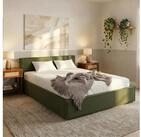 IDIMEX Polsterbett PESARO, Doppelbett 140x200 cm mit Lattenrost und Kopfteil...